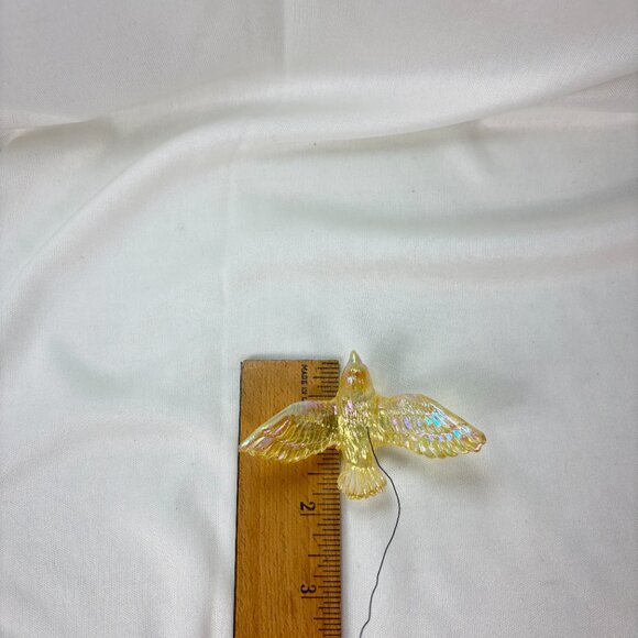 Iridescent Acrylic Birds Doves Sun Light Catcher Ornaments Set of 8 - Picture 6 of 7